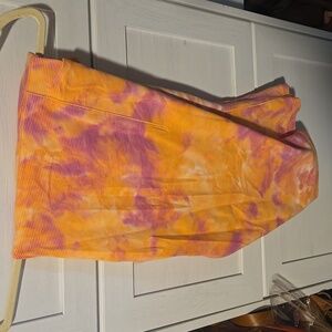 Athleta tie dye crop legging w pockets